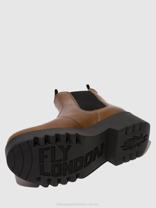 chelsea ankelboots medi789 kvinnor Fly London 2T02135 kamel
