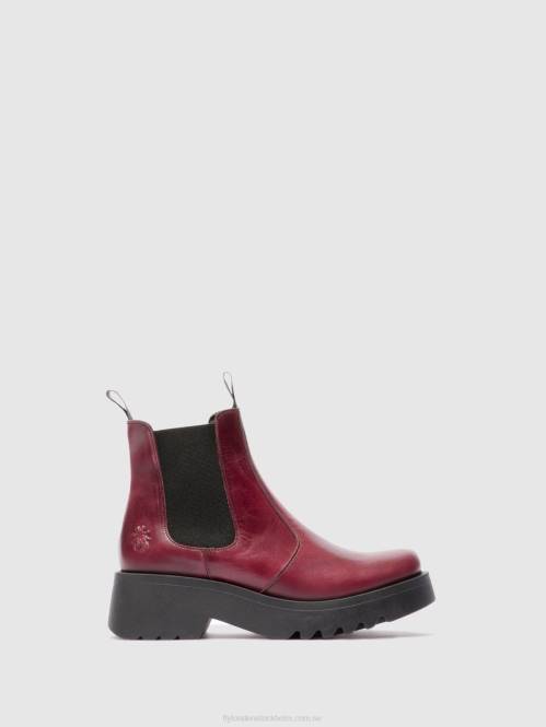 chelsea ankelboots medi789 kvinnor Fly London 2T02223 matta lila
