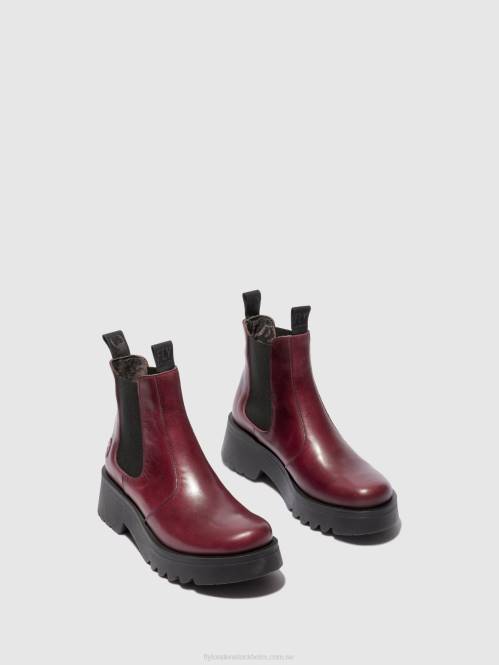 chelsea ankelboots medi789 kvinnor Fly London 2T02223 matta lila