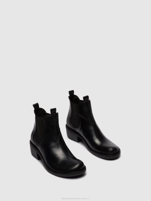 chelsea ankelboots meme030 kvinnor Fly London 2T02255 matta svart