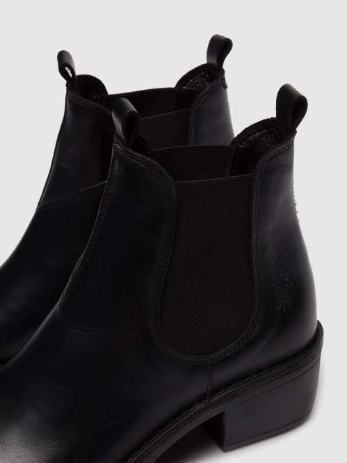 chelsea ankelboots meme030 kvinnor Fly London 2T02255 matta svart