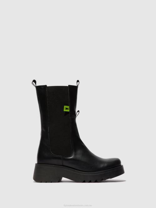 chelsea ankelboots mide904 kvinnor Fly London 2T02136 svart