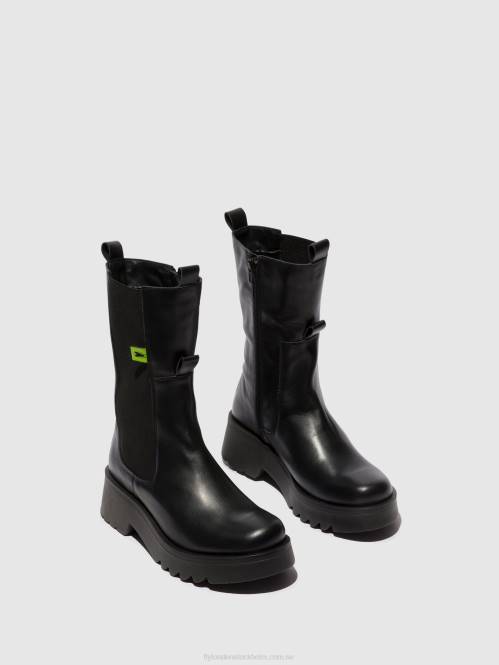 chelsea ankelboots mide904 kvinnor Fly London 2T02136 svart