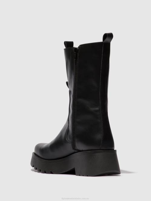 chelsea ankelboots mide904 kvinnor Fly London 2T02136 svart