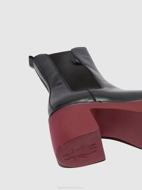 chelsea ankelboots moya25 kvinnor Fly London 2T02129 svart (vinsula)