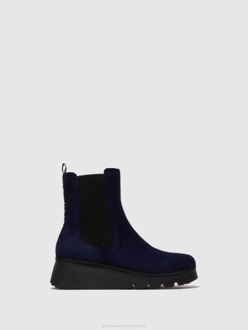 chelsea ankelboots paty405 kvinnor Fly London 2T02127 Marin