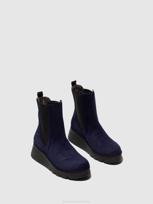 chelsea ankelboots paty405 kvinnor Fly London 2T02127 Marin