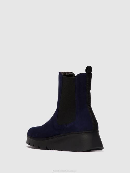 chelsea ankelboots paty405 kvinnor Fly London 2T02127 Marin