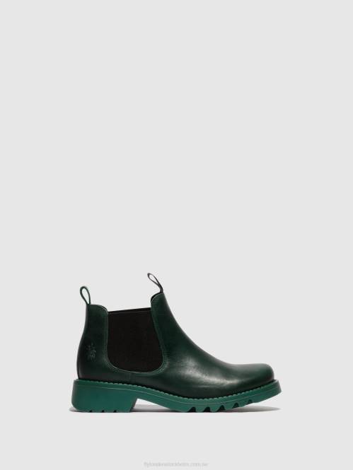 chelsea ankelboots rika894 kvinnor Fly London 2T02125 bensin (bensin sula)