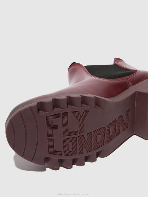 chelsea ankelboots rika894 kvinnor Fly London 2T02126 lila (lila sula)