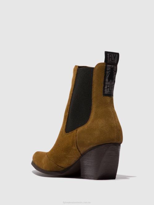 chelsea ankelboots torm911 kvinnor Fly London 2T02113 kamel