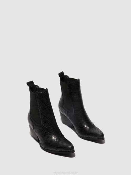 chelsea ankelboots torm911 kvinnor Fly London 2T02122 svart