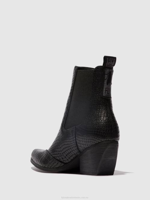 chelsea ankelboots torm911 kvinnor Fly London 2T02122 svart