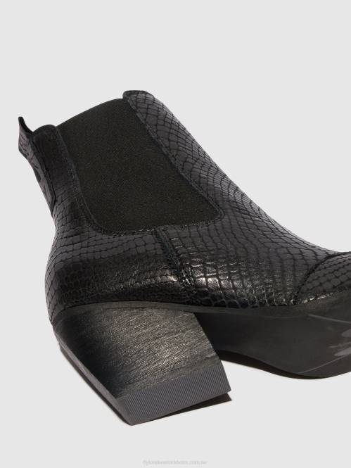 chelsea ankelboots torm911 kvinnor Fly London 2T02122 svart