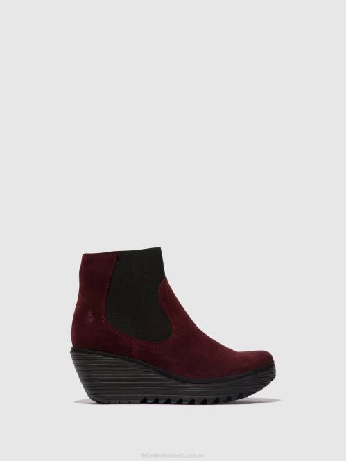 chelsea ankelboots yade398 kvinnor Fly London 2T021 oljemockavin