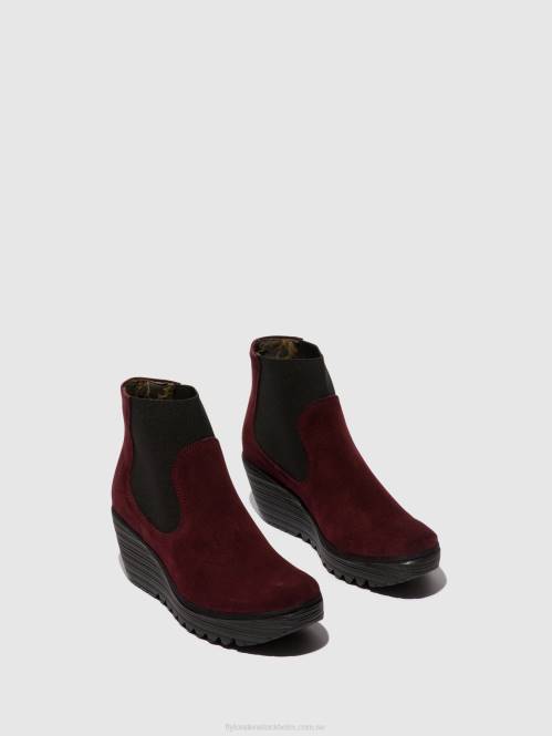 chelsea ankelboots yade398 kvinnor Fly London 2T021 oljemockavin