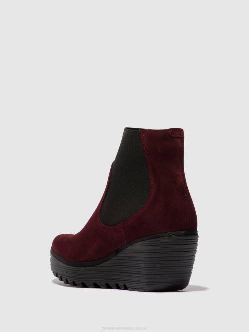 chelsea ankelboots yade398 kvinnor Fly London 2T021 oljemockavin