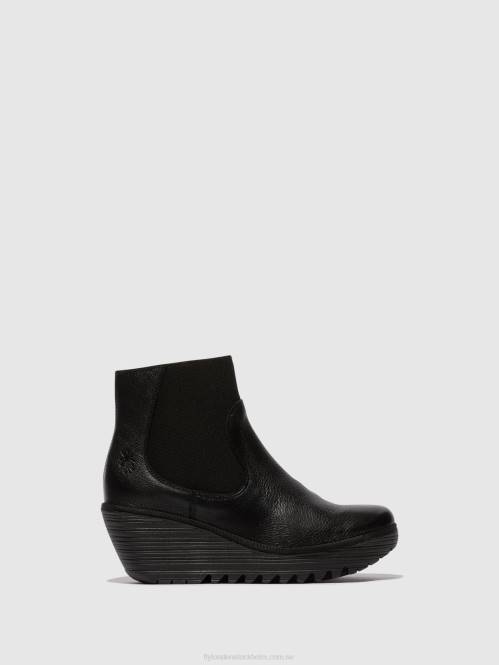 chelsea ankelboots yade398 kvinnor Fly London 2T027 svart