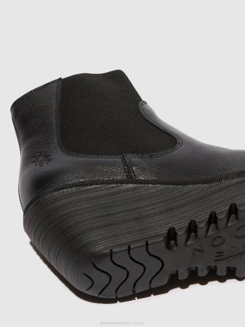 chelsea ankelboots yade398 kvinnor Fly London 2T027 svart