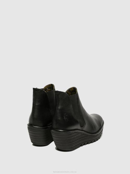 chelsea ankelboots yoss kvinnor Fly London 2T02281 svart
