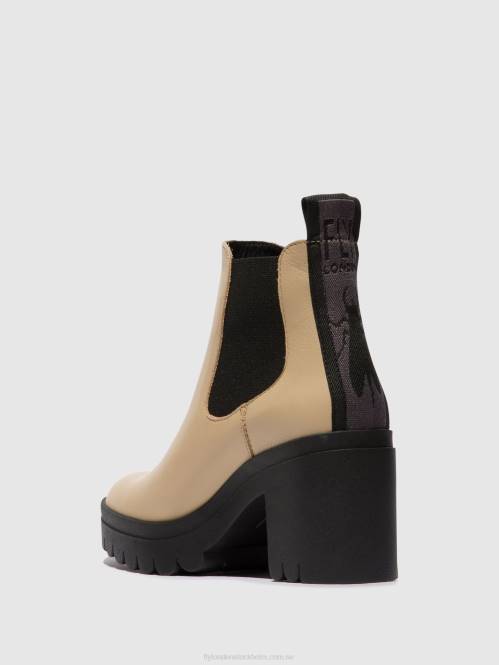 chelsea stövletter tope520 kvinnor Fly London 2T02119 beige