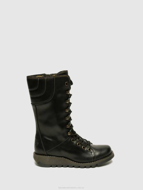kilskor ster768 kvinnor Fly London 2T02666 svart