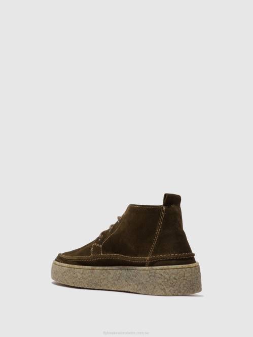 ankelboots med snörning roly518 män Fly London 2T02803 slam