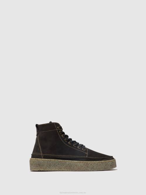 ankelboots med snörning rube542 män Fly London 2T02797 diesel