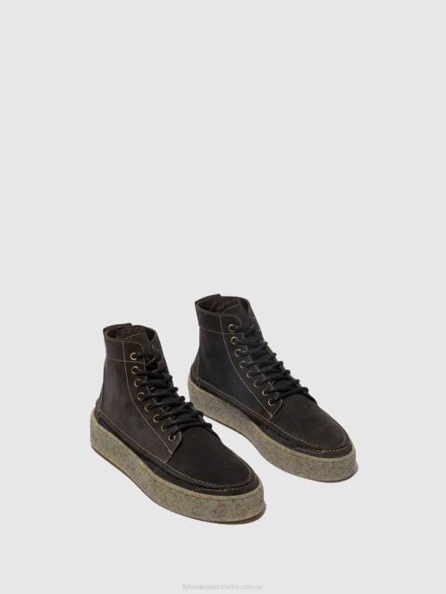 ankelboots med snörning rube542 män Fly London 2T02797 diesel