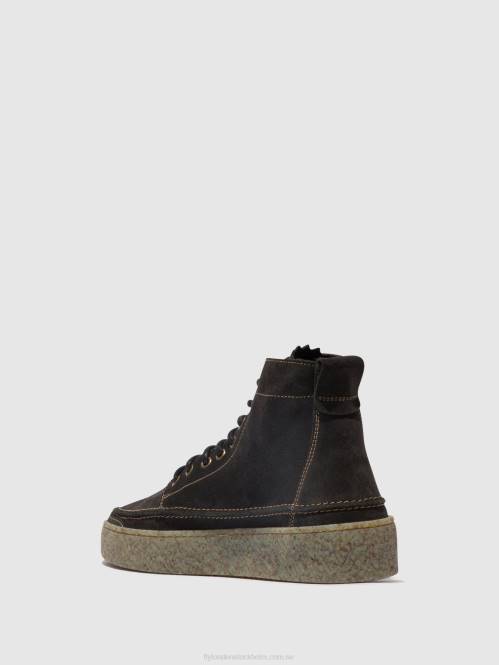 ankelboots med snörning rube542 män Fly London 2T02797 diesel