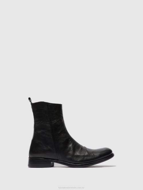 chelsea ankelboots melv797 män Fly London 2T02804 estigma (vegetalisk) svart
