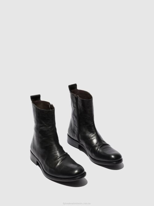 chelsea ankelboots melv797 män Fly London 2T02804 estigma (vegetalisk) svart