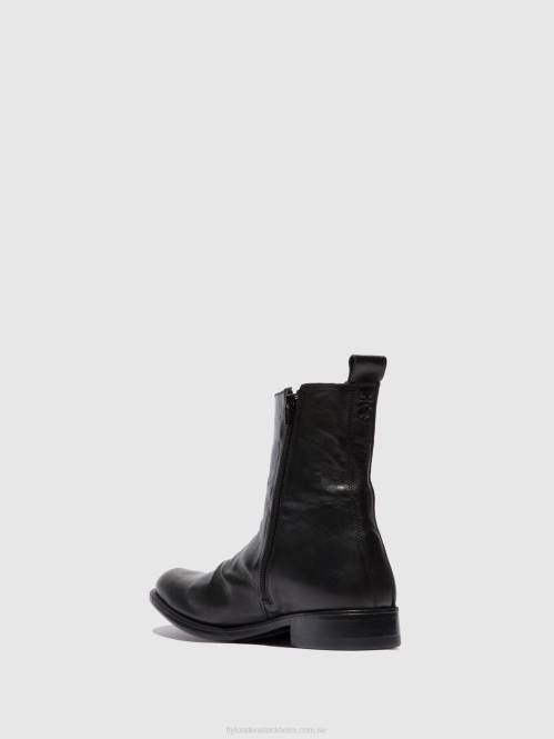 chelsea ankelboots melv797 män Fly London 2T02804 estigma (vegetalisk) svart
