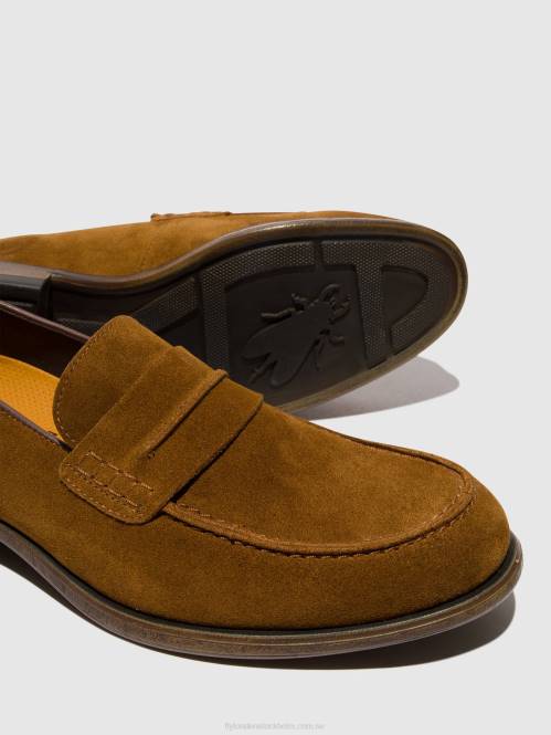 loafers skor mebo956 män Fly London 2T02817 solbränna