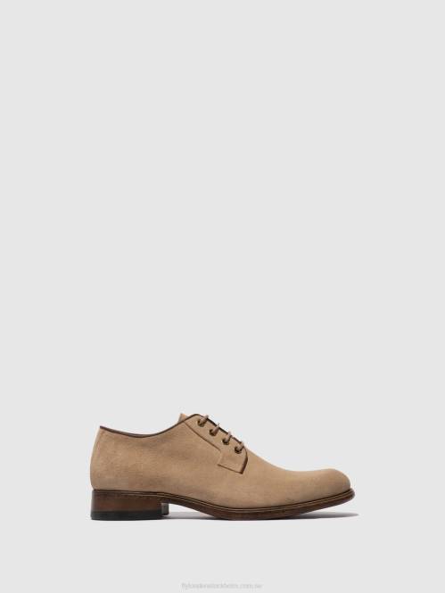 snörskor maso957 män Fly London 2T02821 beige