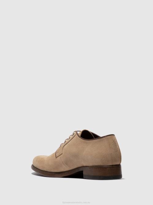 snörskor maso957 män Fly London 2T02821 beige