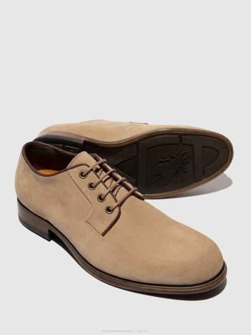 snörskor maso957 män Fly London 2T02821 beige