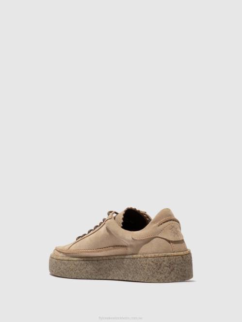 snörskor ronn519 män Fly London 2T02829 beige