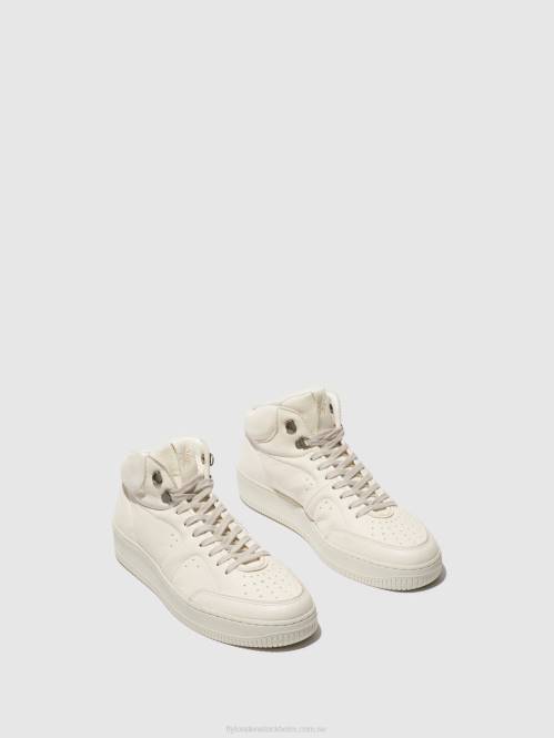 hi-top tränare beat514 män Fly London 2T02839 off-white
