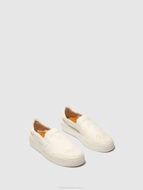 slip-on trainers bowl515 män Fly London 2T02838 off-white