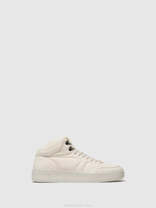 snörskor beap543 män Fly London 2T02834 off-white