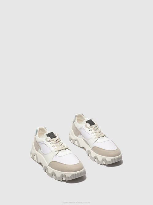 snörskor fyne748 män Fly London 2T02842 multi offwhite