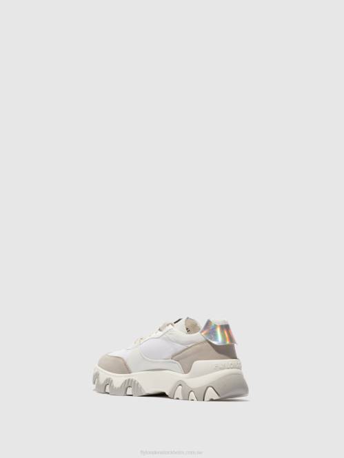 snörskor fyne748 män Fly London 2T02842 multi offwhite