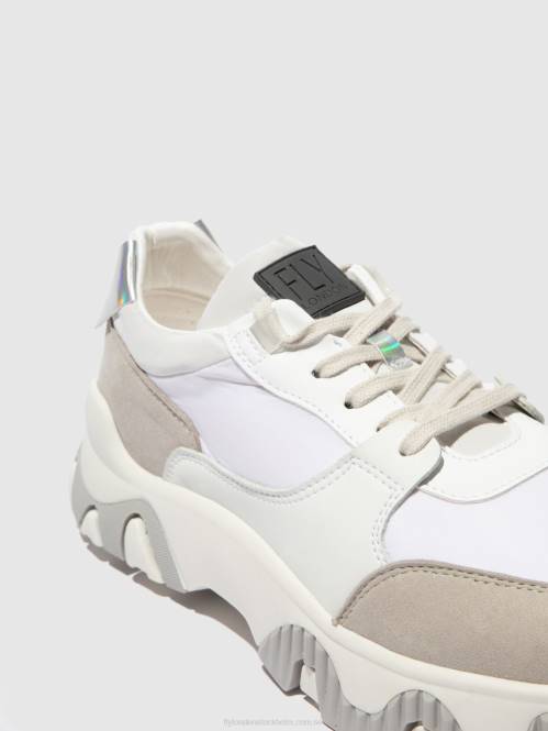 snörskor fyne748 män Fly London 2T02842 multi offwhite